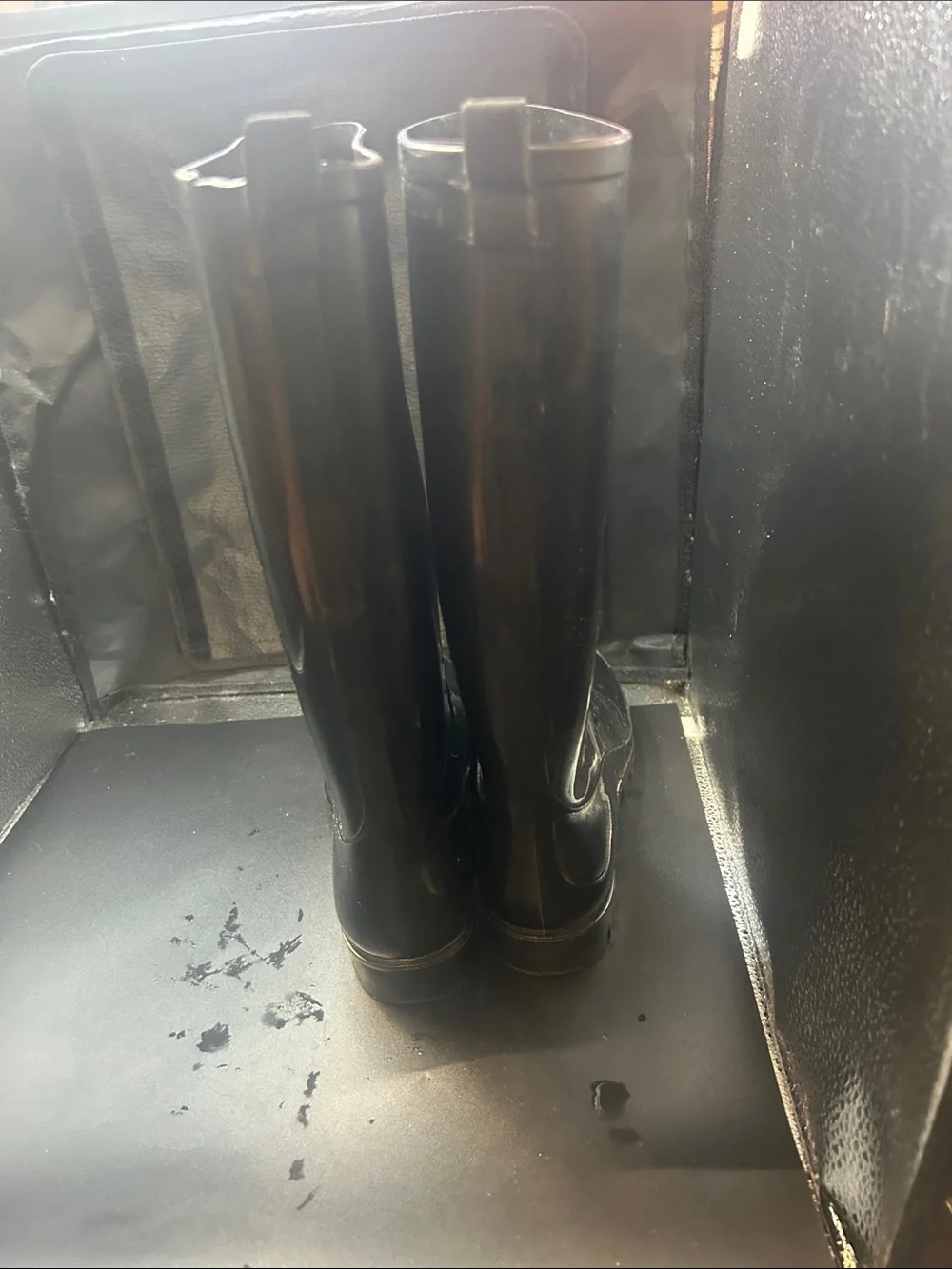 Classic Women's Tall Black Rain Boots